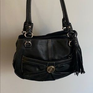 Black Leather Purse